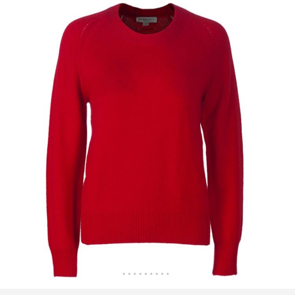 Burberry - Red Cashmere Knit Sweater